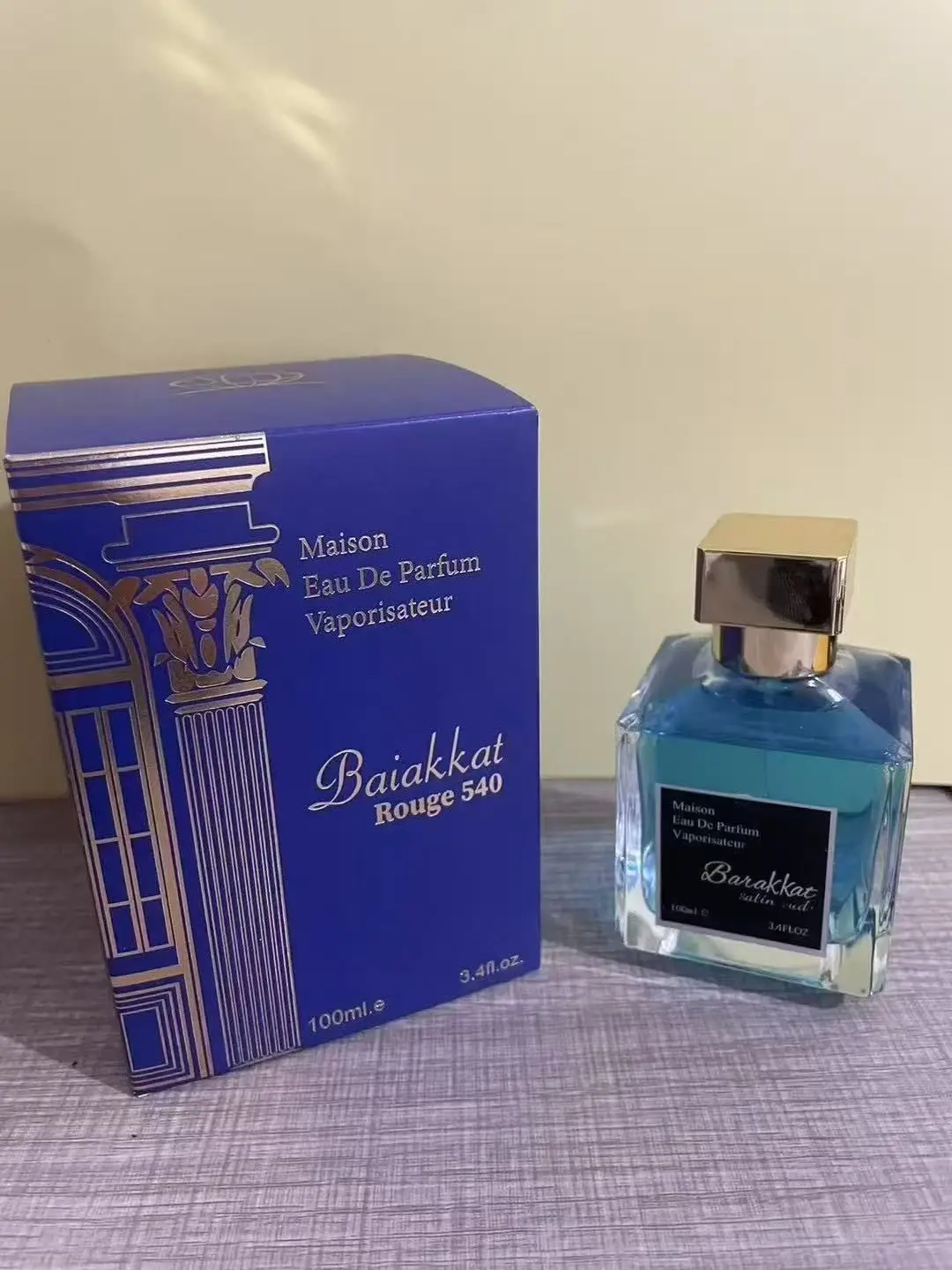 Maison Francis Kurkdjian Baccarat Rouge 540, чистые духи, 2,3 унции — янтарный цветочный стойкий аромат унисекс, идеальный рождественский подарок