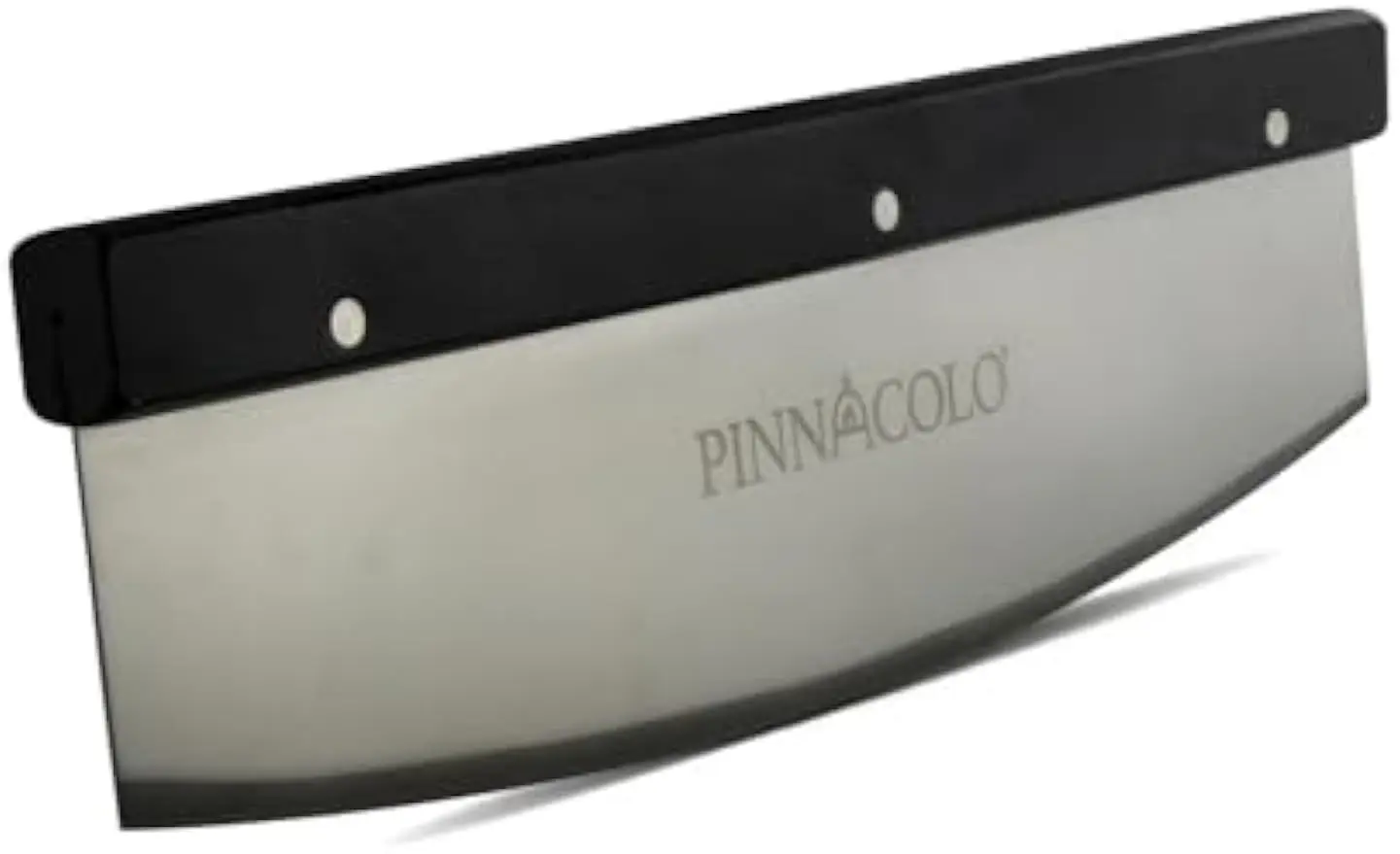 20 Inch Rocker Cutter Sharpenable Stainless Blade Wood Top Slice Pizza Meat Vegetables