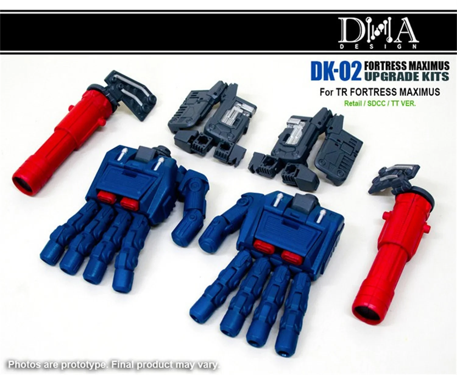 【IN STOCK】DNA Design DNA DK-02 DK-04  Upgrade Kits For Fortress Maximus Action Figure Accessories