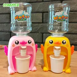 Mini dispensador de agua de dibujos animados para niños y niñas, fuente para beber leche y zumo, juguete de cocina, regalo