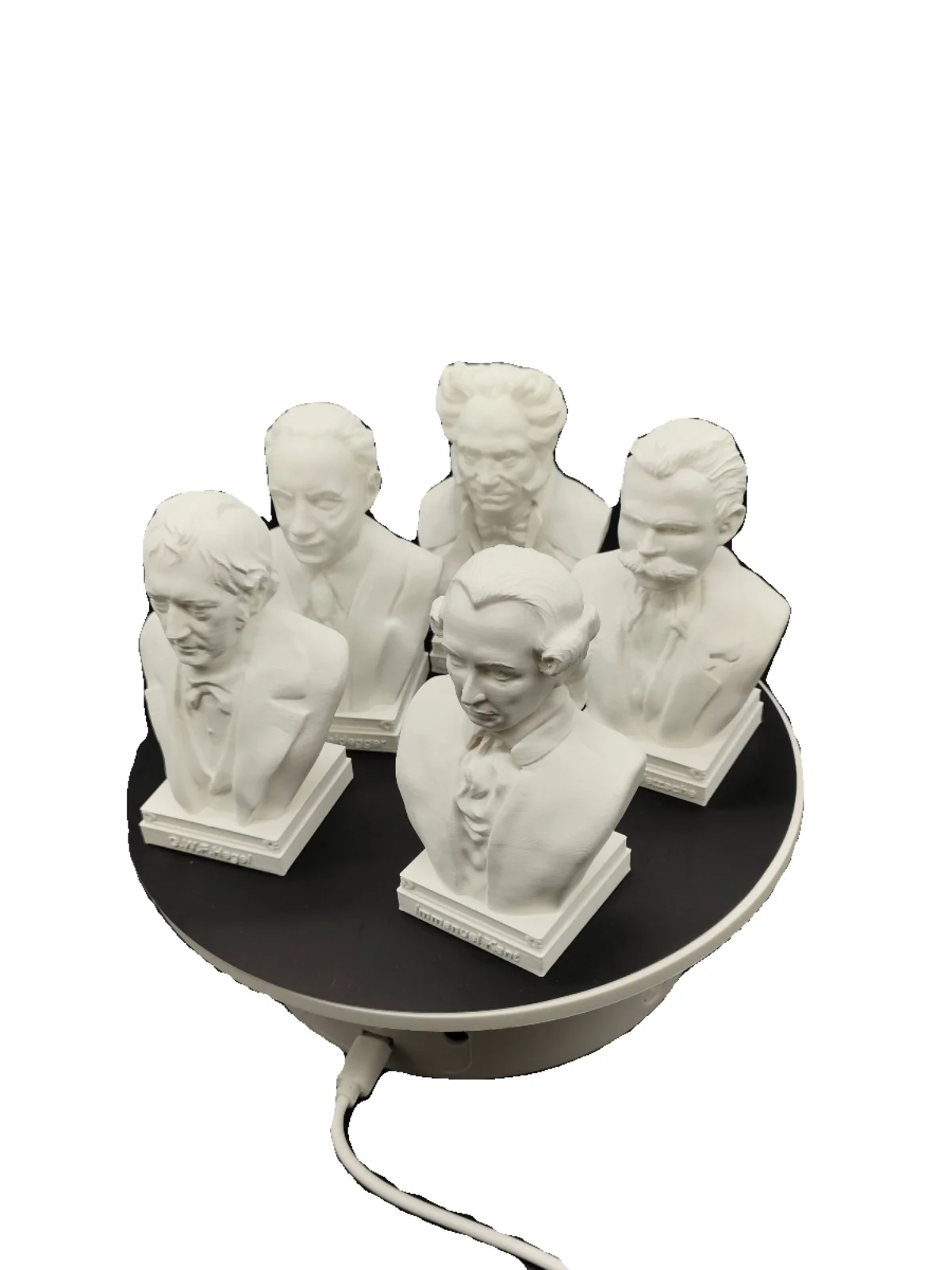 

Kant Heidegger, philosopher, ornament, half bust statue, model decoration