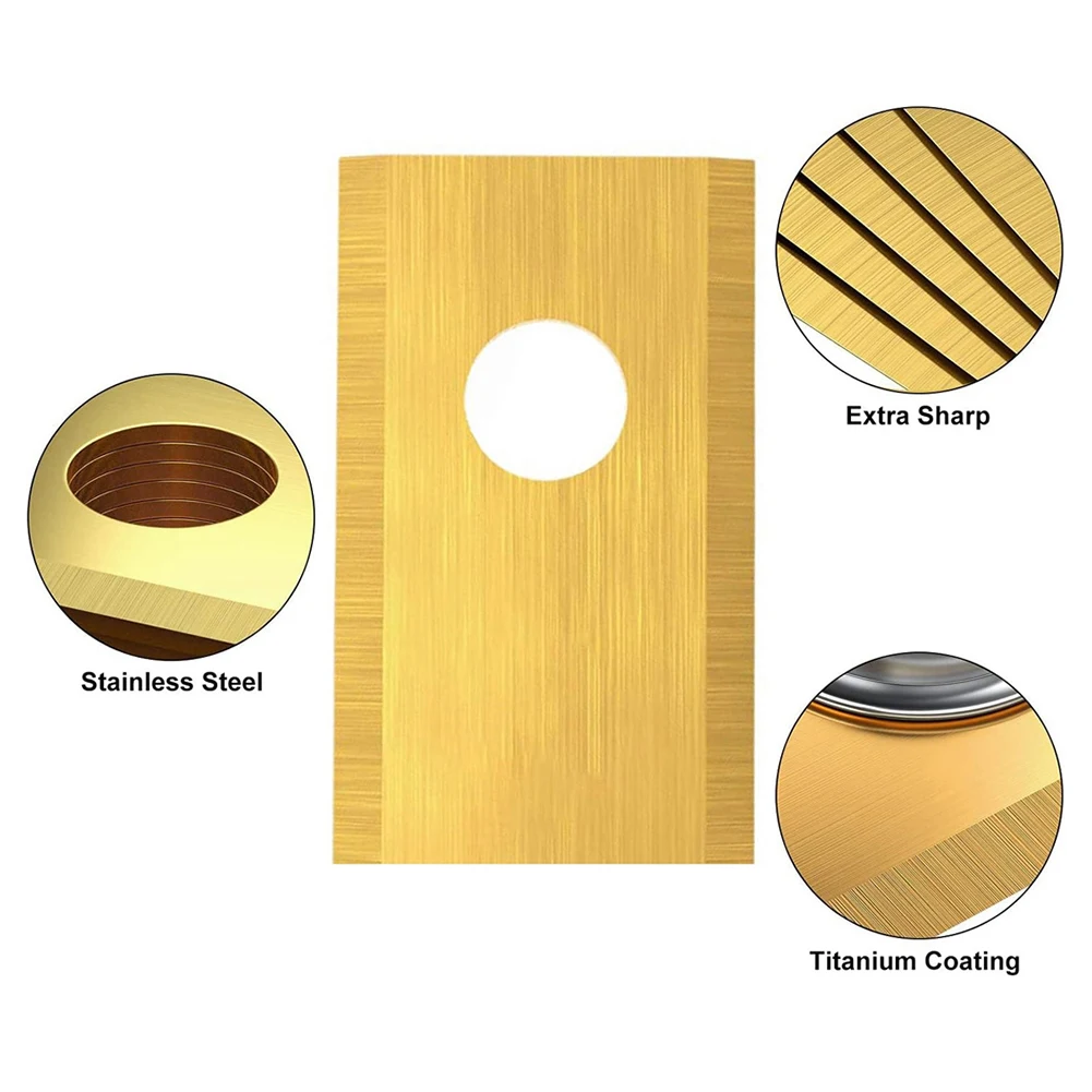 18 pezzi lame da taglio per tosaerba lame in acciaio inossidabile lame da taglio per tosaerba lama per tosaerba a foro singolo per Worx Landroid