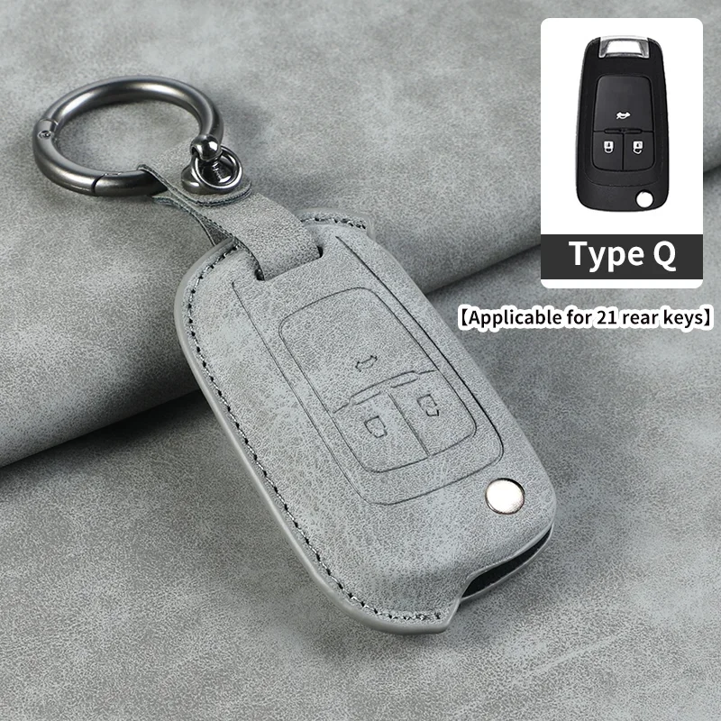 

Leather Car Flip Key Case Cover For Chevrolet For Buick Cruze Aveo Trax Sail Malibu Captiva Vauxhall Astra Corsa Insignia Mokka