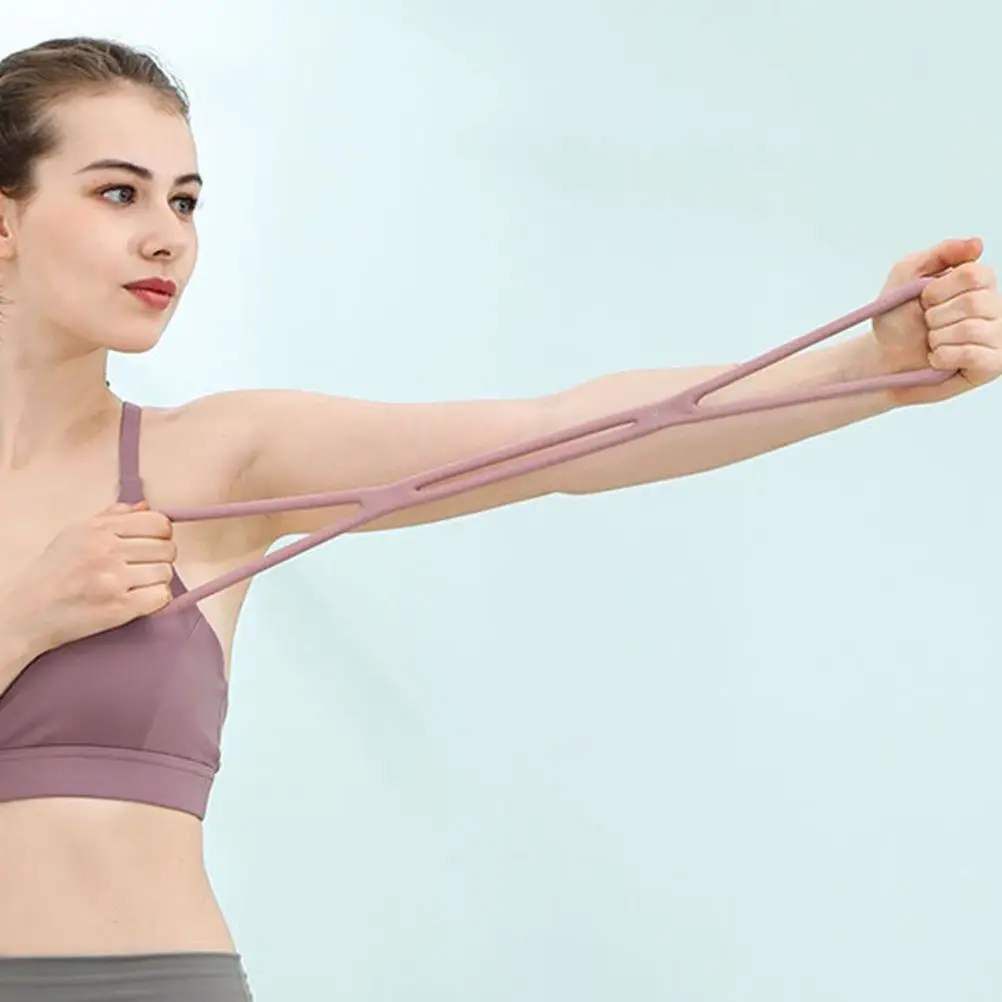 

Набор из 2 премиальных фитнес-палок из TPE для йоги и пилатеса, легкий портативный комплект с эластичными лентами для растяжки и тренировок дома и на улице