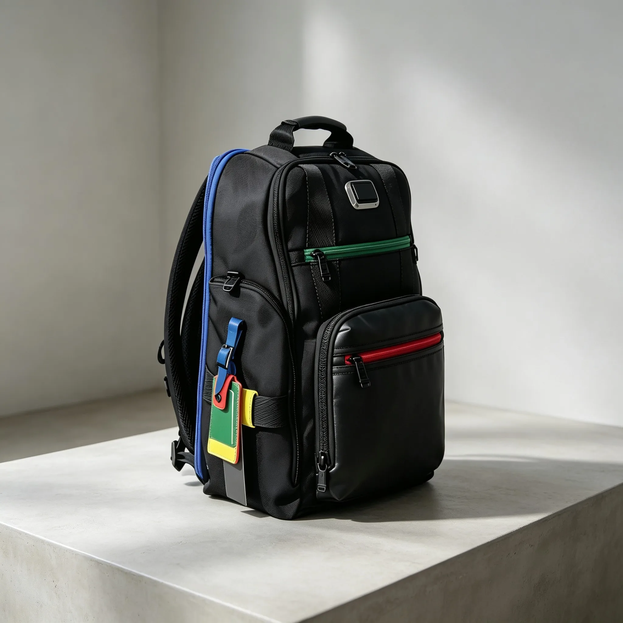 Stylish Men Nylon Rucksack, Minimalist Trendy Lightweight Travel Backpack for Casual Daily Carry
