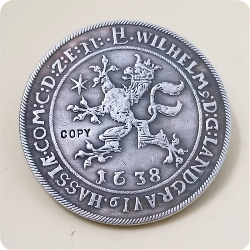 1638 LH الولايات الألمانية (Hesse-Kassel) 1 Thaler - Wilhelm VI نسخ عملة
