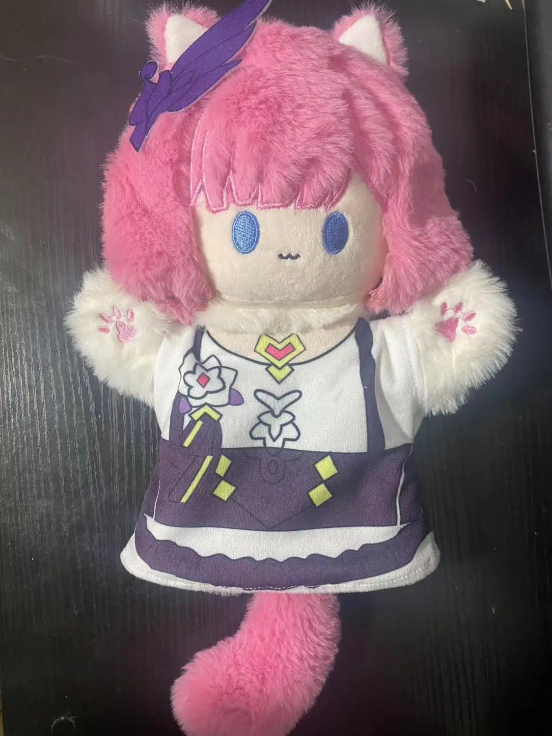 Elysia Kiana Kaslana Honkai Impact 3rd Anime Cosplay Student Cotton Short Plush Body Hand Puppets Idol Star Cartoon Xmas Gifts