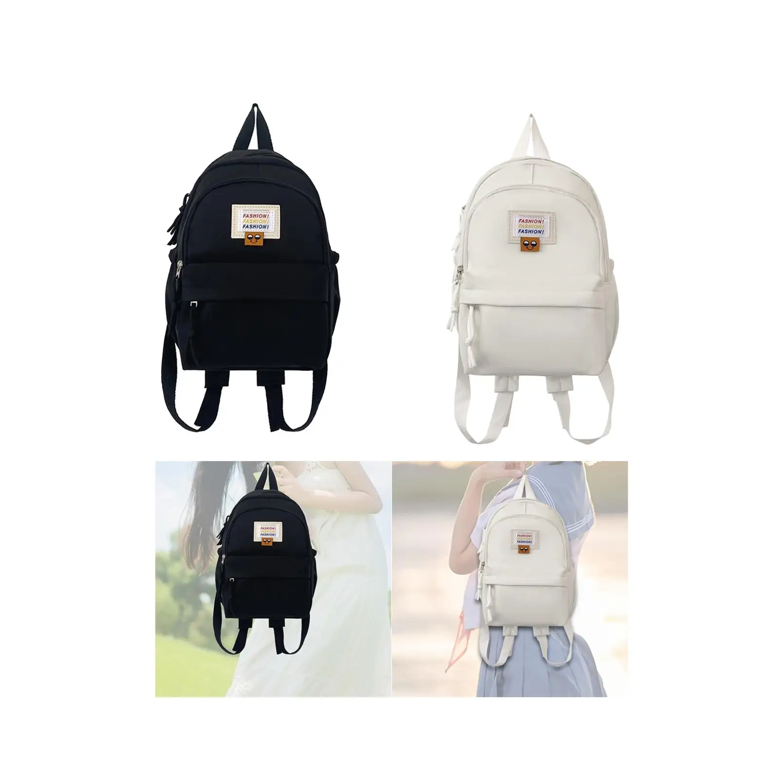 Fashion Backpack Stylish Casual Portable with Adjustable Shoulder Straps Mini Backpack for Hiking Travel Camping Fishing Street