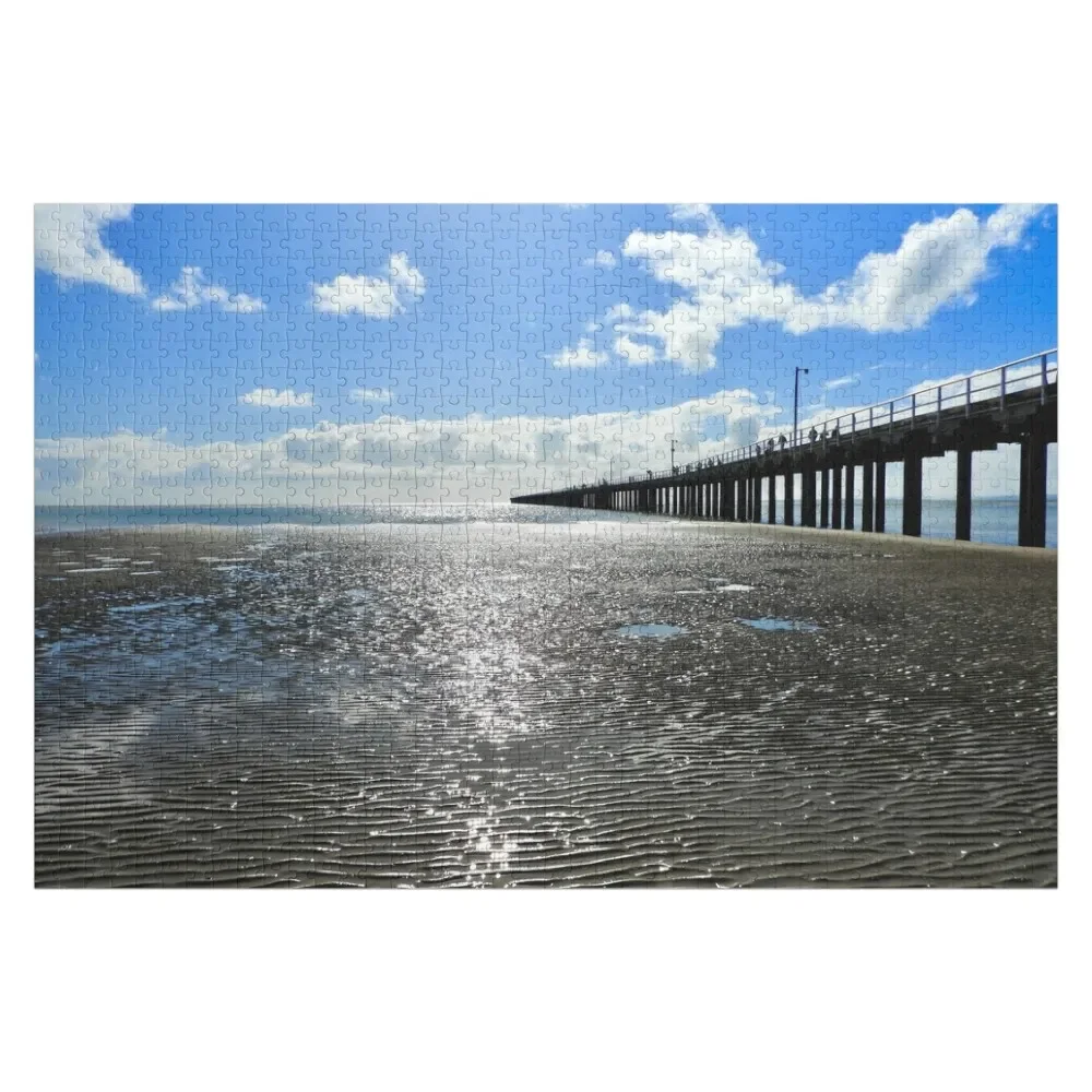 Urangan Pier Hervey Bay low tide Jigsaw Puzzle Wooden Name Toys For Children Custom With Photo Puzzle