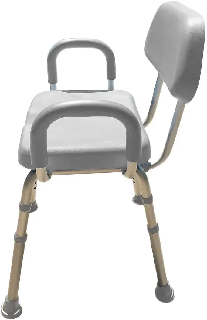 Shower Chair, Bath Chair, Padded with Armrests, Comfortable Deluxe Shower Chair. Institutional Quality