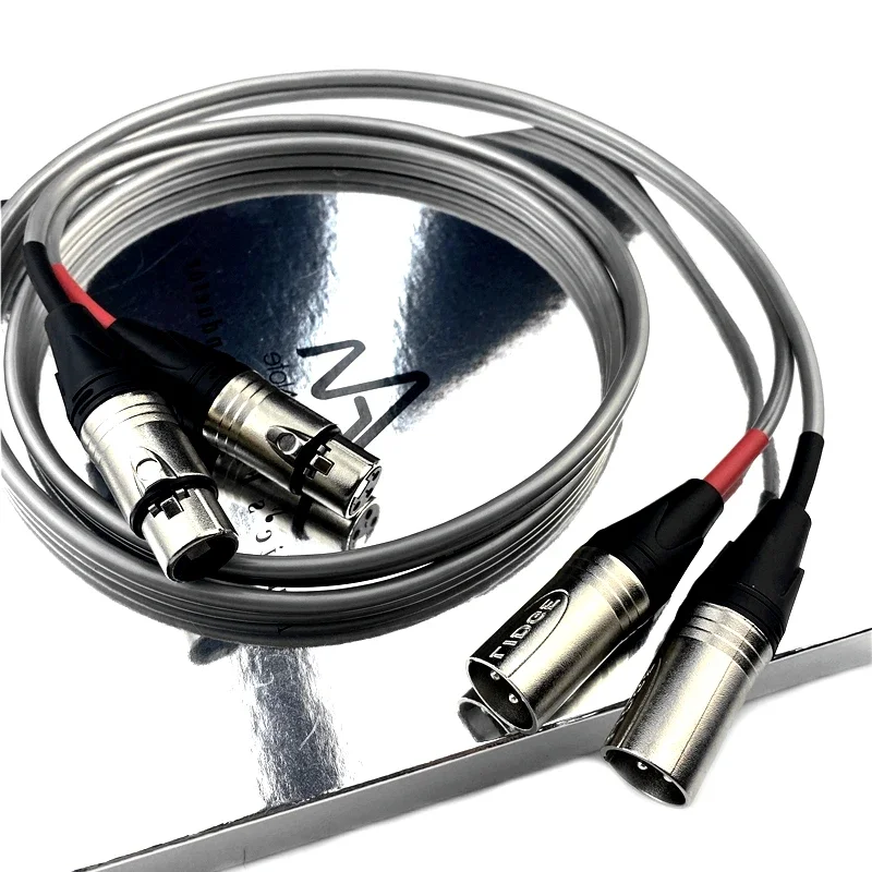 

Audio Note AN-Vx XLR Cable 99.99% Solid Core Silver 2 Male To 2 Female XLR Plug HiFi Audio Balanced Cable