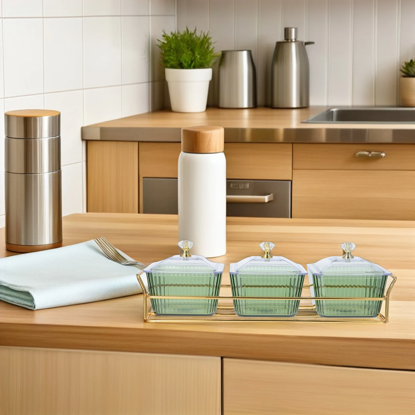 

Divided Dish Containers Removable Bowls Fruit Plate Serving Meal Tray With Detachable Compartments Tray Organizer Dry Food