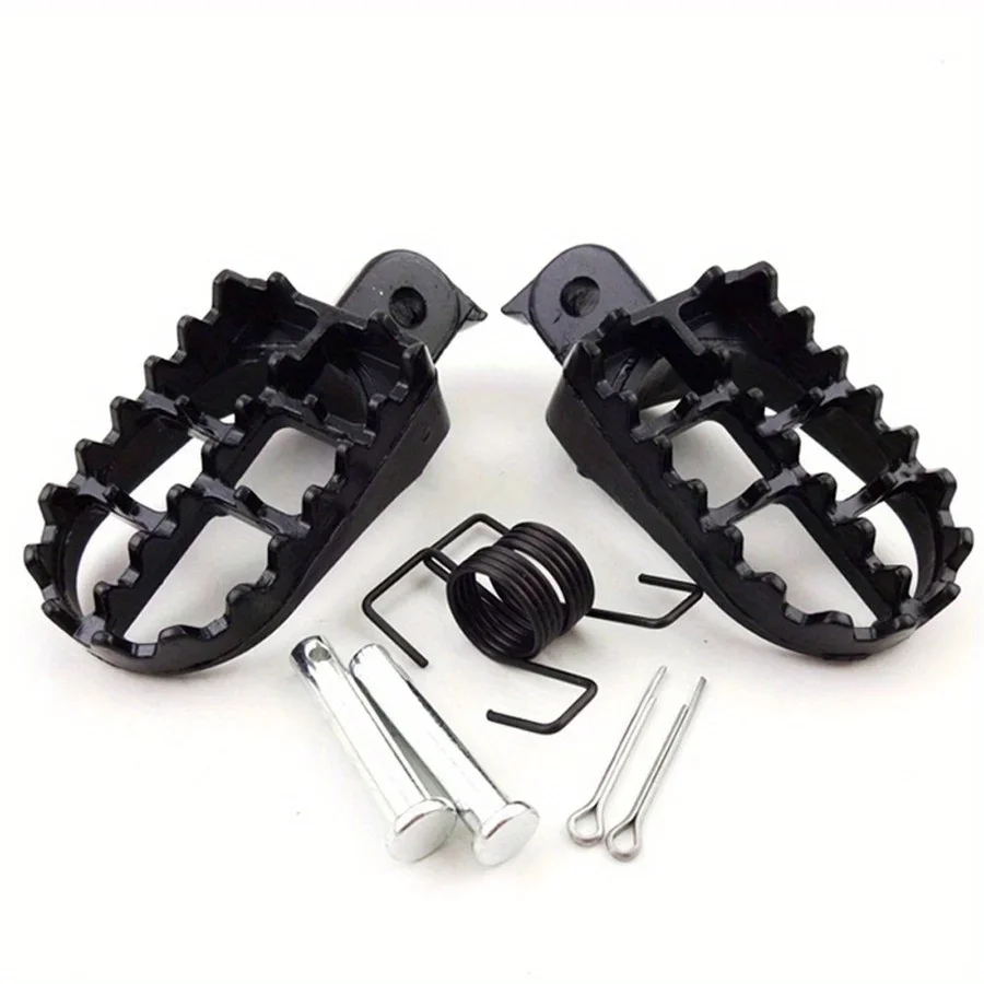 1 Pair Motorcycle foot peg pedals suitable for Honda XR50R CRF50 CRF70 CRF80 CRF100F for Yamaha PW50 80 TW200 pit bikes