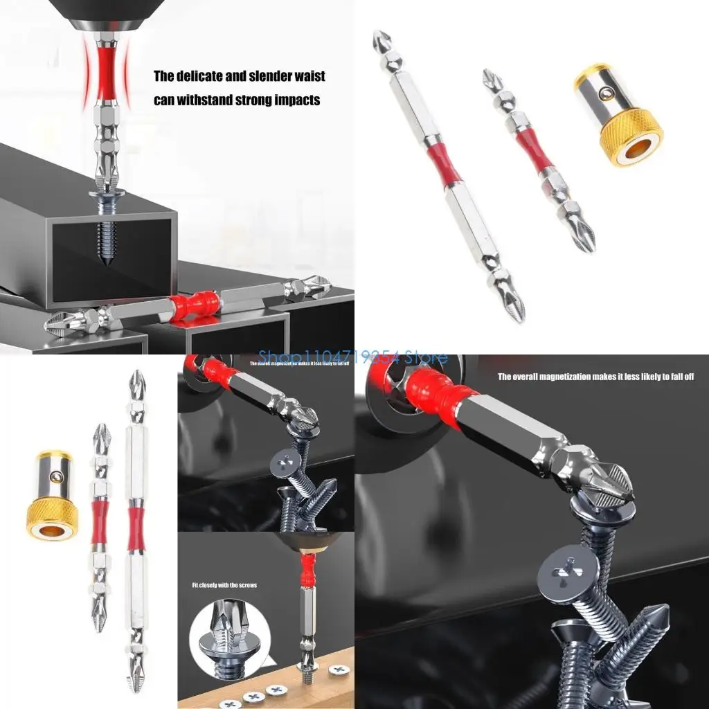 0XLD Strong Crossed Screwdriver Bit High Hardness Antishock Bit Head