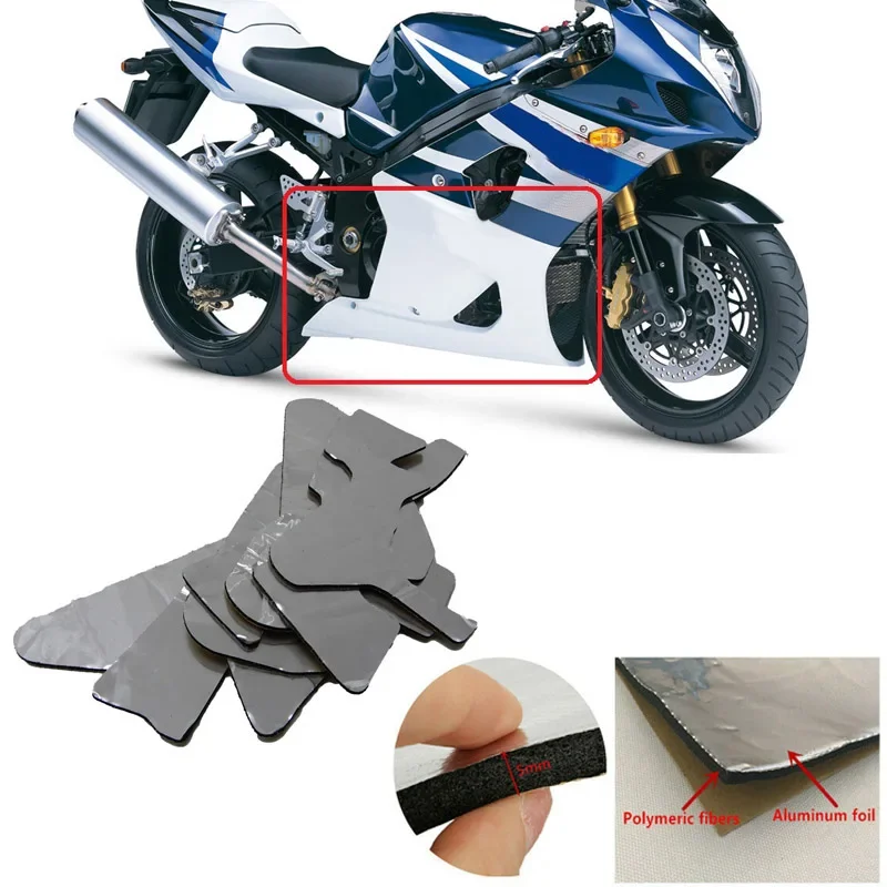 

Fit For SUZUKI GSXR1000 GSX R1000 2003-2004 Heat Shield Fairing Melting Protection Pre-Cut Insulation Sponge