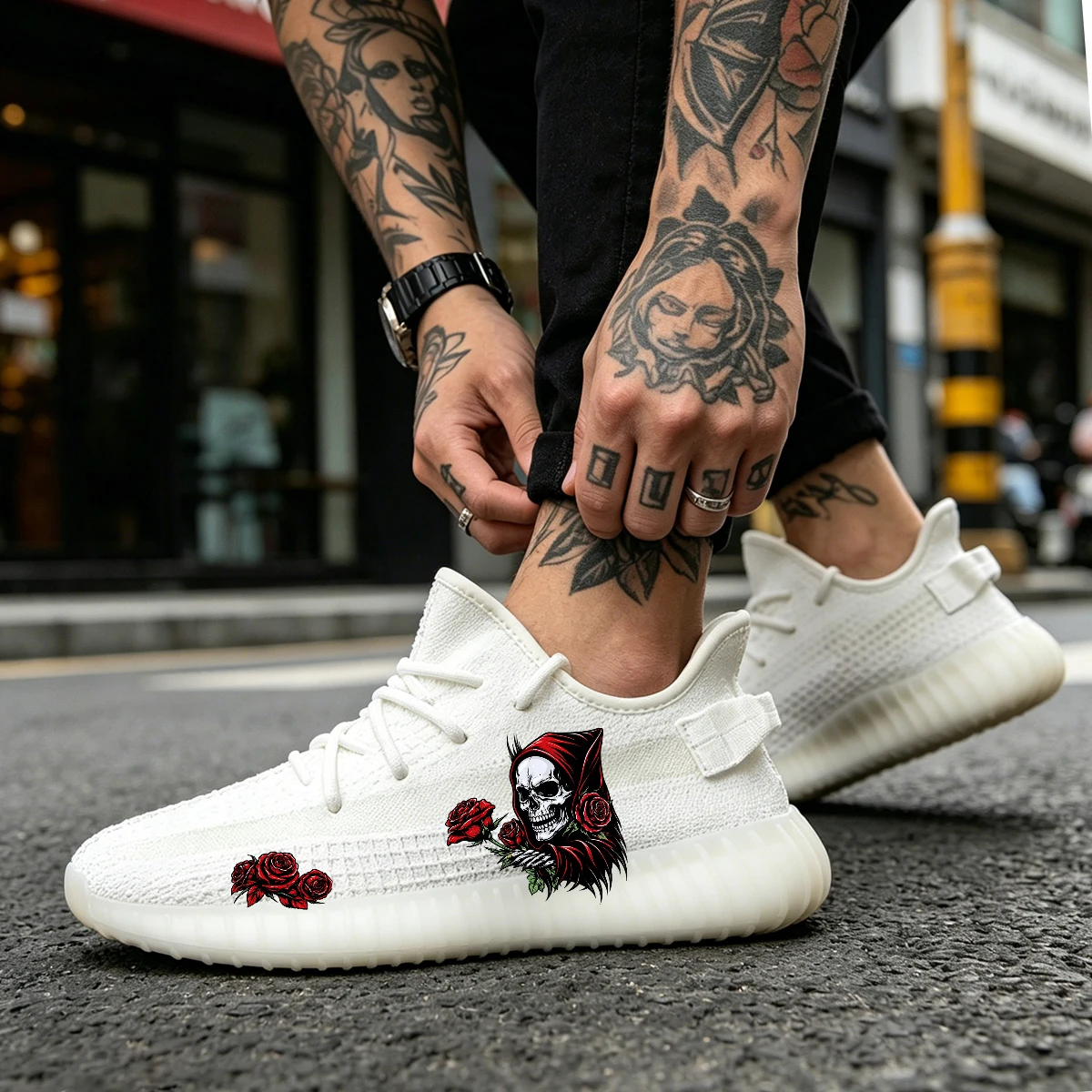 

New Original Casual Shoes Popcorn Super Sole Series Fashion Breathable Men and Women Same Sports Shoes 36-45