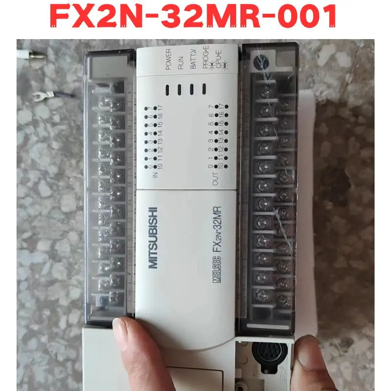 Second-hand FX2N-32MR-001 FX2N 32MR 001 PLC Tested OK