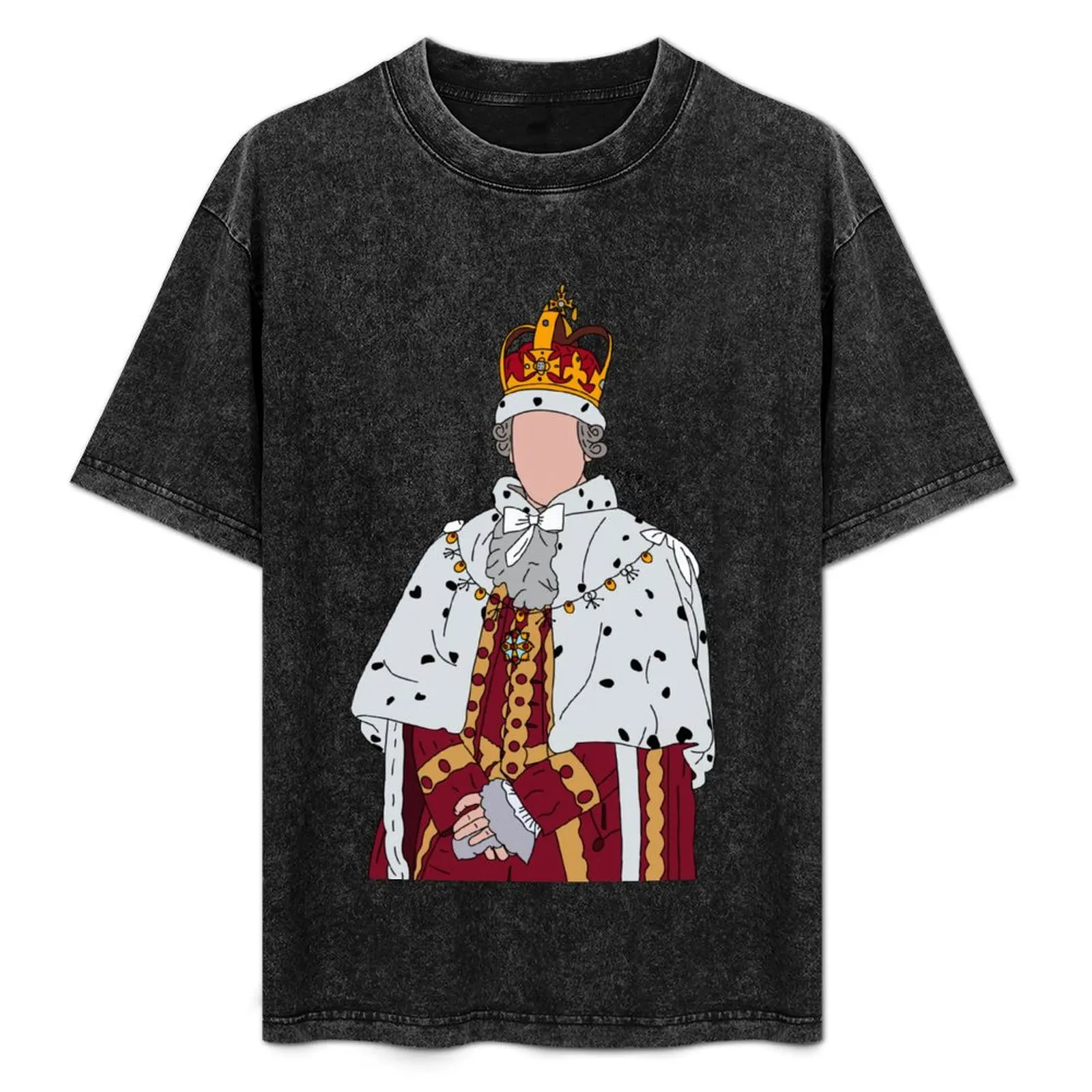 King George the Third T-Shirt shirts graphic man t shirt graphic t shirt vintage tops men clothings