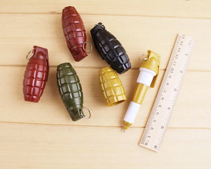 1Pcs Kreative Persönlichkeit Hand Granaten Form Kugelschreiber Kawaii Kind Kleine Geschenk Schreibwaren Schule Preis – Detail 8