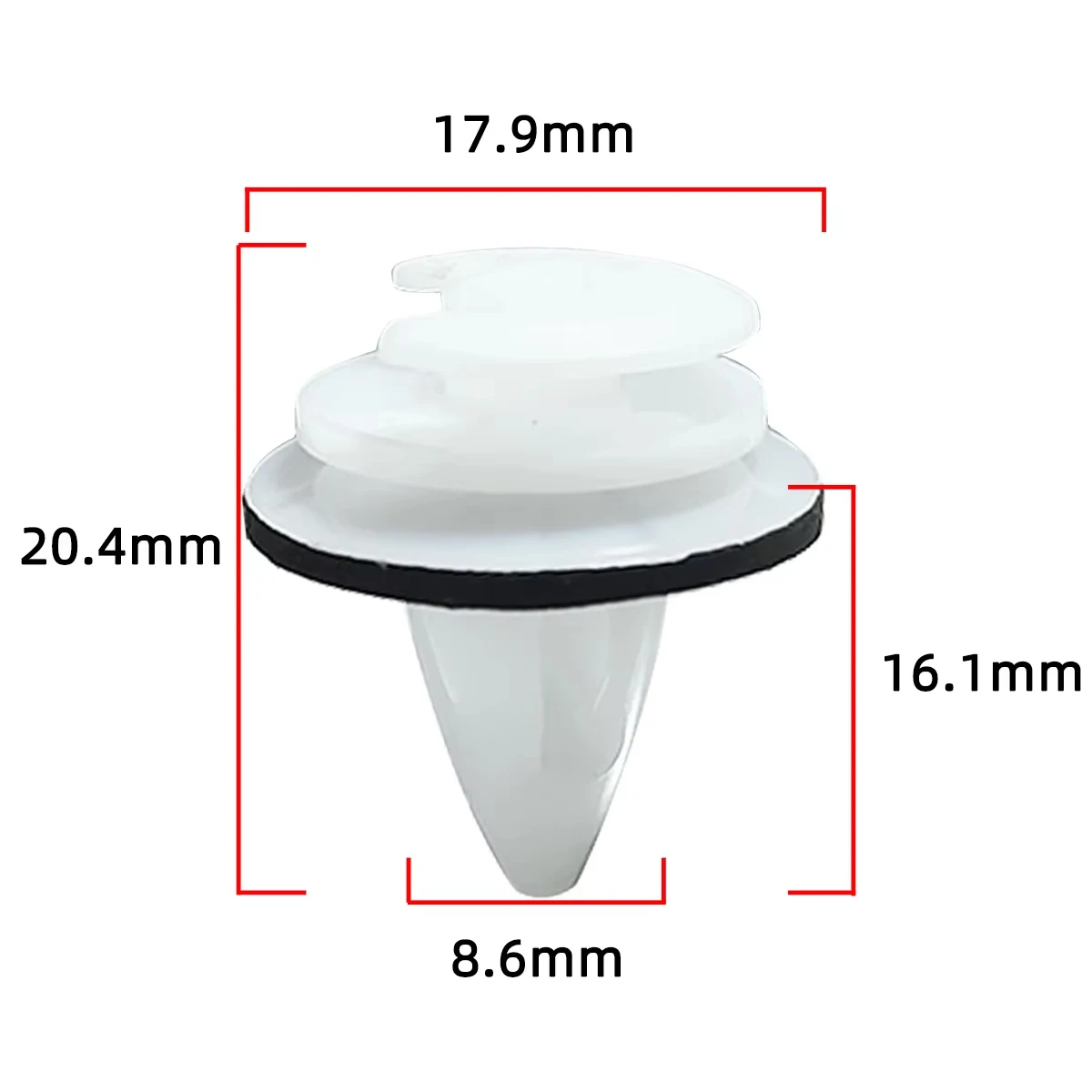 Plastic Car Door Panel Fastener Clips Fastener Rivet Bumper Clips Retainer Universal Screw Clips Car Accessories 20/50/100PCS image 6
