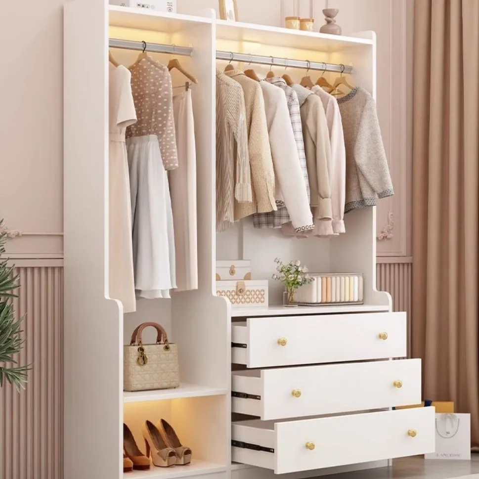 رف معطف قابل للتخصيص، صندوق، خزانة تخزين ملابس منزلية عمودية مدمجة من الأرض إلى السقف
