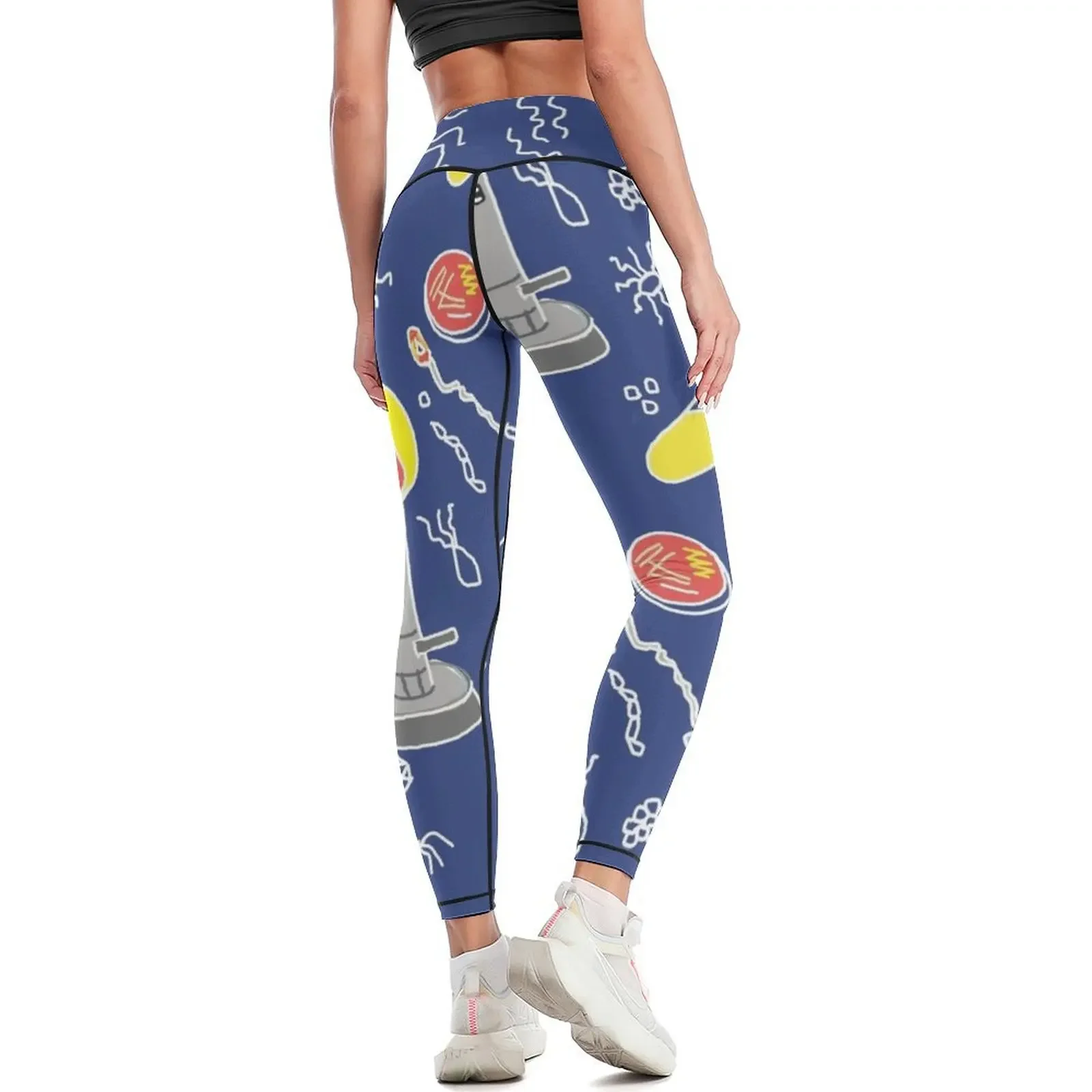Microbiology Lab Bunsen Burner Loop Flame Leggings Sports pants for Fitness's gym clothes push up legging Womens Leggings 3