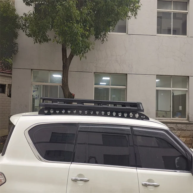 High Quality Aluminum Alloy Roof Basket Rack for Prado 150 Car Top Carrier System