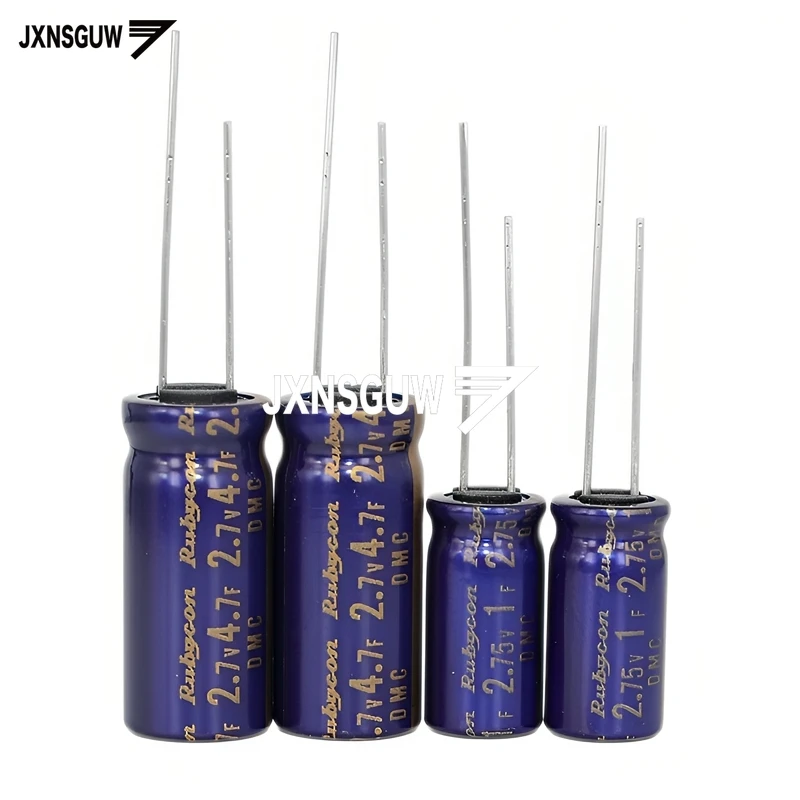 10PCS/lot new JAPAN original RUBYCON DMC 2.7V1F 8x16MM super capacitor 1.0F 2.75V Free Shipping