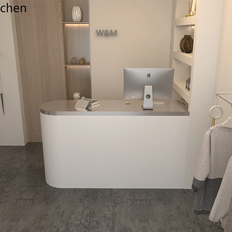 ZML checkout page store small clothing store bar hairdressing salon front desk simple and modern reception