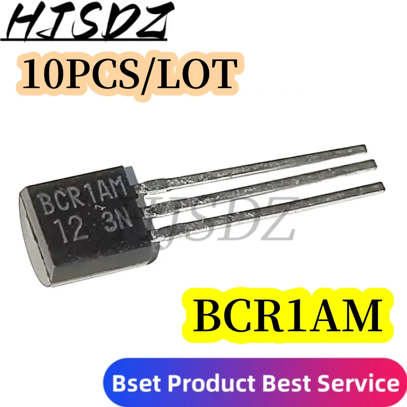 10 PCS/LOT BCR1AM BCR1AM-12A 1A 600V TO-92 bidirectional thyristors in stock