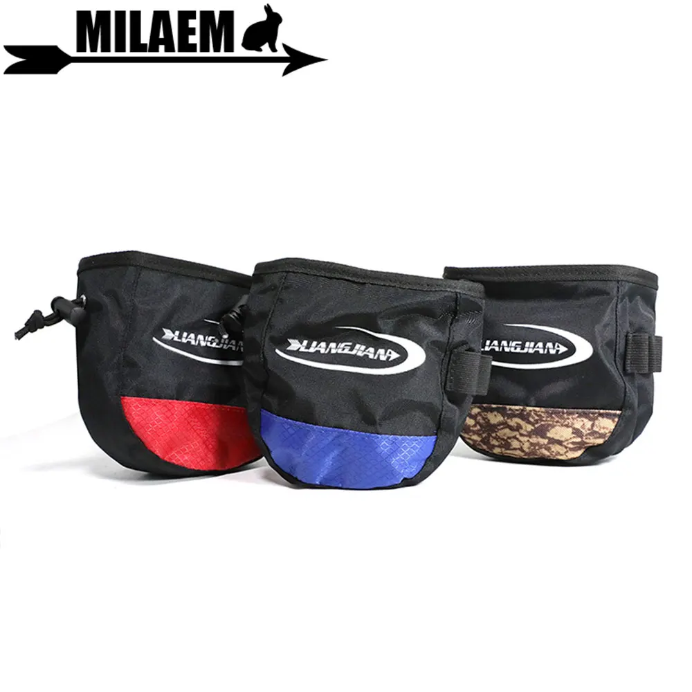 

1pc Archery Releaser Pouch Bow Release Bag Belt Holder Release Storage Hunting Shooting Accessories Pocket