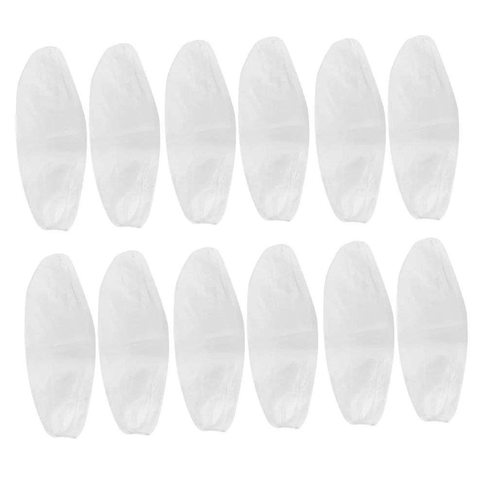 100pcs Disposable Arm Sleeves Dust Proof Oilproof Cleaning Breathable Protective Covers Kitchen Helper Nonwoven Fabric Adult