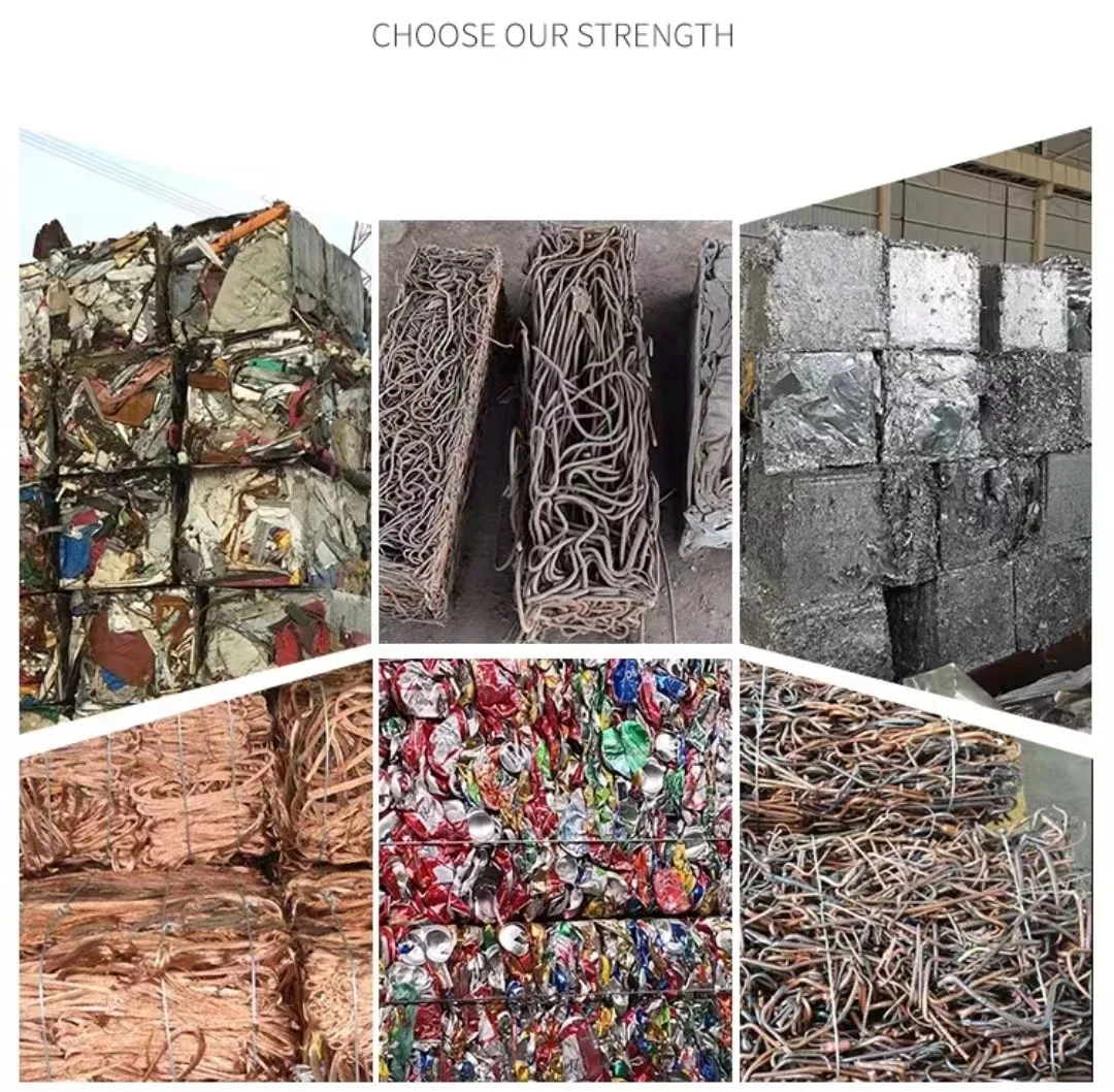 Used Car Shells Compress Machine/Scrap Metal Balers Horizontal Hydraulic Metal Scrap Compactor