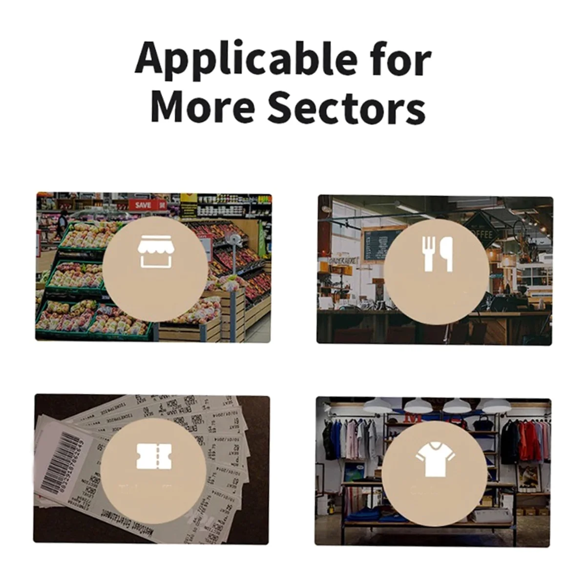 

ZIZI Wired Barcode Scanner USB Multi-Function Scan Hands-Free Scanning QR Code 1D and 2D Code Reader for Supermarkets/Shops