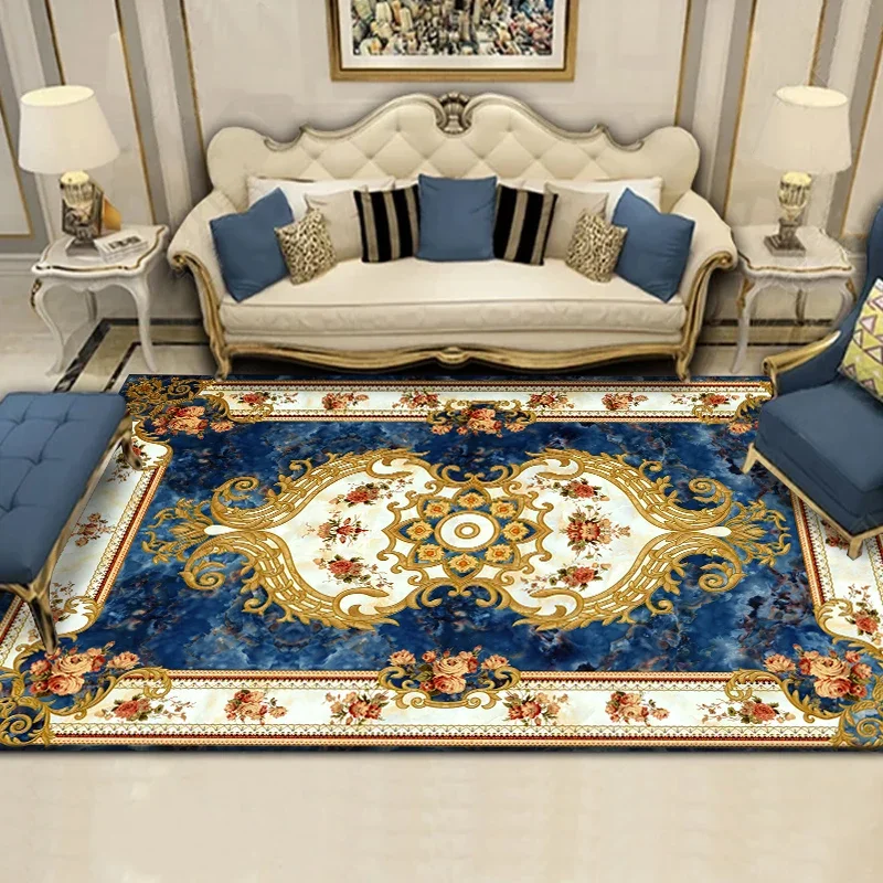 Geometry Persian Style Big Carpet Home Large Carpets for Living Room Bedroom Area Rugs Study Rectangle Soft Rug Coffee table Mat