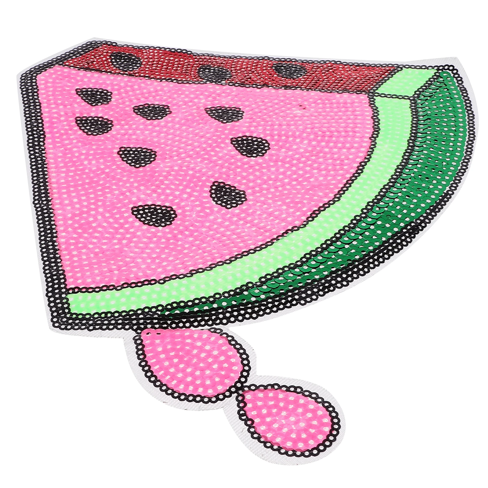 

Watermelon Cloth Stickers Beautiful Clothing Patch Shining Handmade Sticker Nonwovens Plastic Durable Safe Fashion Arts Bags