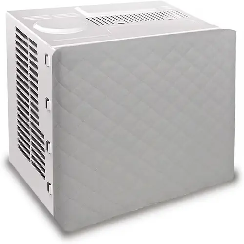 Winter Window Indoor Air Conditioner Cover White Inside Window Ac Unit Protection Cover with Elastic Straps Insulation Defender - Image 8