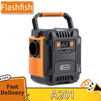Flashfish A201 200W Portable Power Station, 172.8WH/48000mAh Solar Generator Backup Battery Pack with 220V AC Sockets