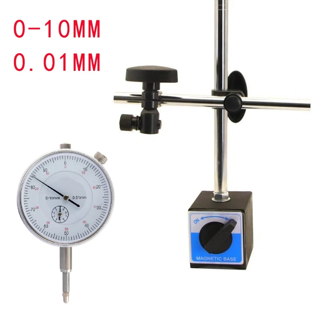Dial Indicator Magnetic Base Stand Holder Dial Bore Gauge Magnetic Stand Base Dial Indicator Gauge Tool Precision Meter