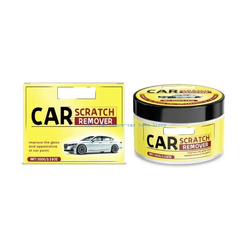 

RXJE Vehicle Scratch Repair Wax Auto Rubbing Compound Scratch Remover 100g 3.53oz Car Polishing Compound Scratch Remover