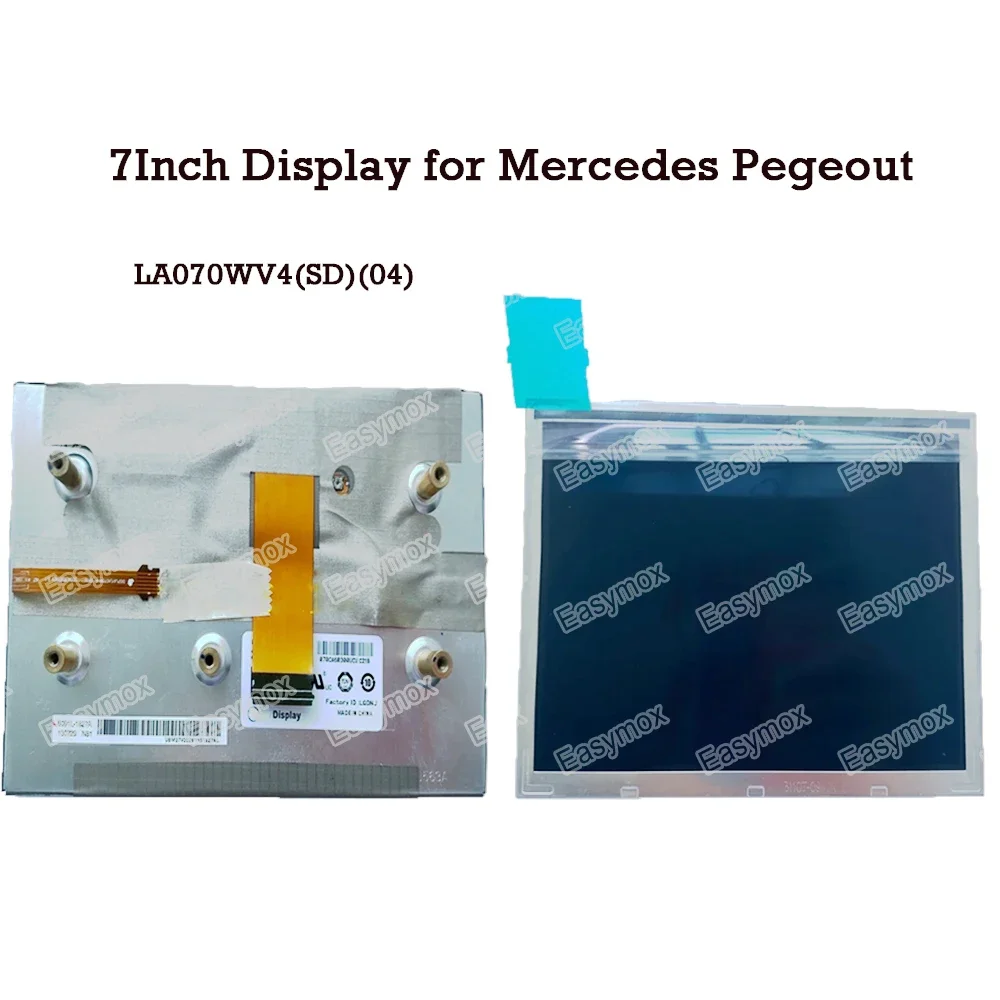 LA070WV4(SD)(04) LCD module 7 inch display for Mercedes Benz Pegeout Car Nav audio system Repair LA070WV4SD04