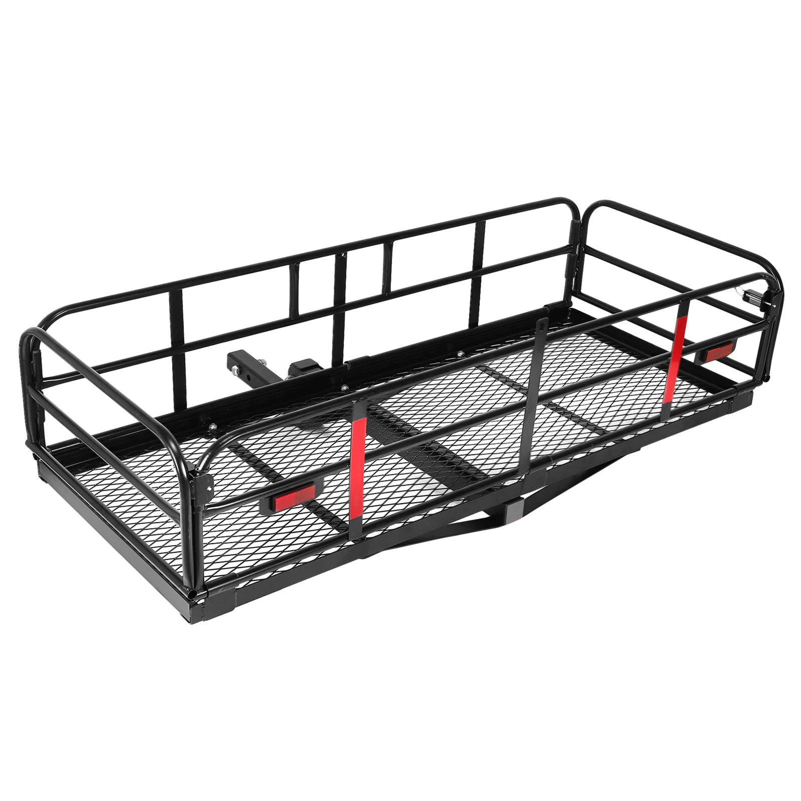 

Велокрепление на фаркоп Hitch Cargo Carrier, 60x24x14 дюймов, грузоподъемность 500 фунтов, для 2-дюймового приемника, со стабилизатором фаркопа, для внедорожников, грузовиков, пикапов