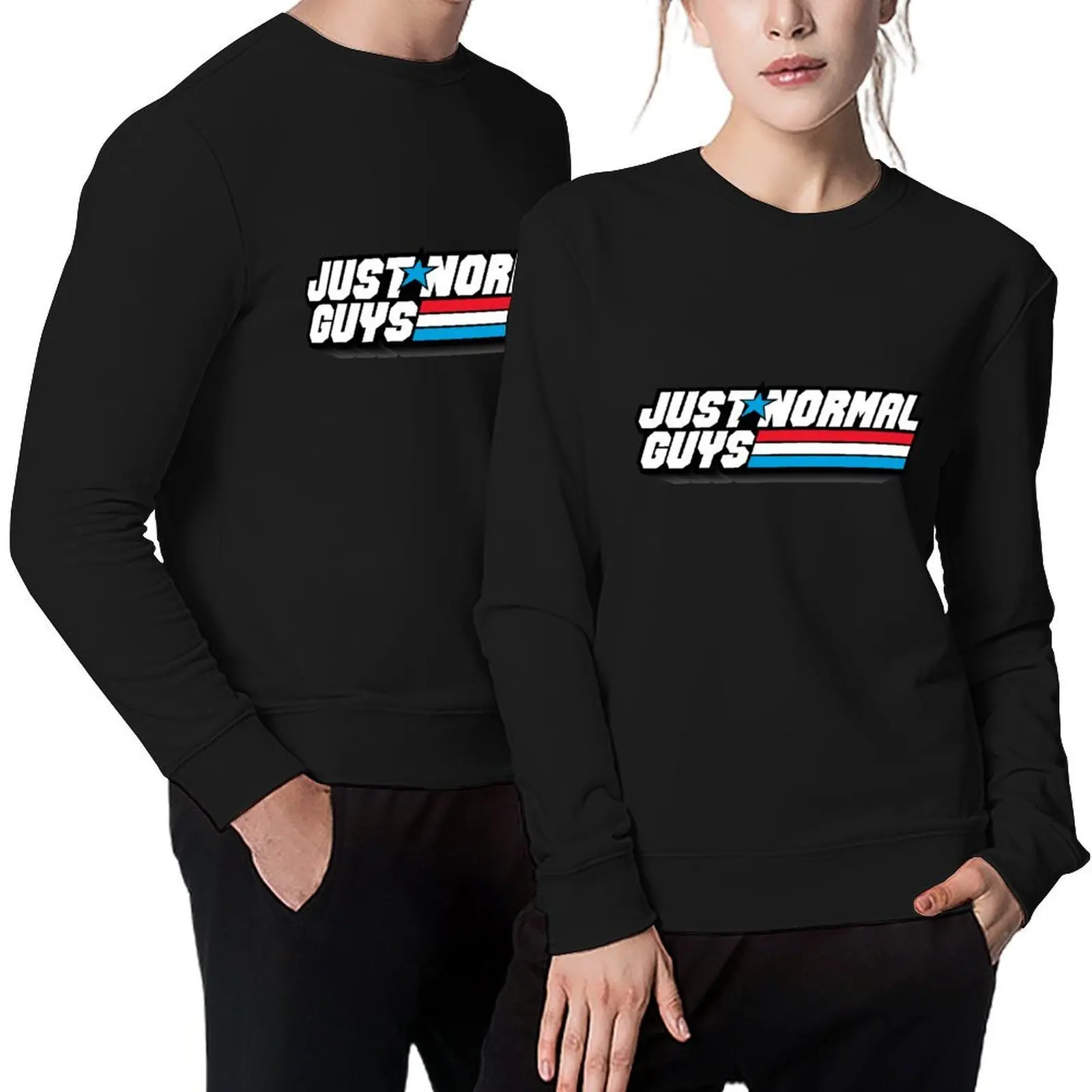 

Just Normal Guys Pullover japanese style men's clothes blouse male clothes men's sweatshirt
