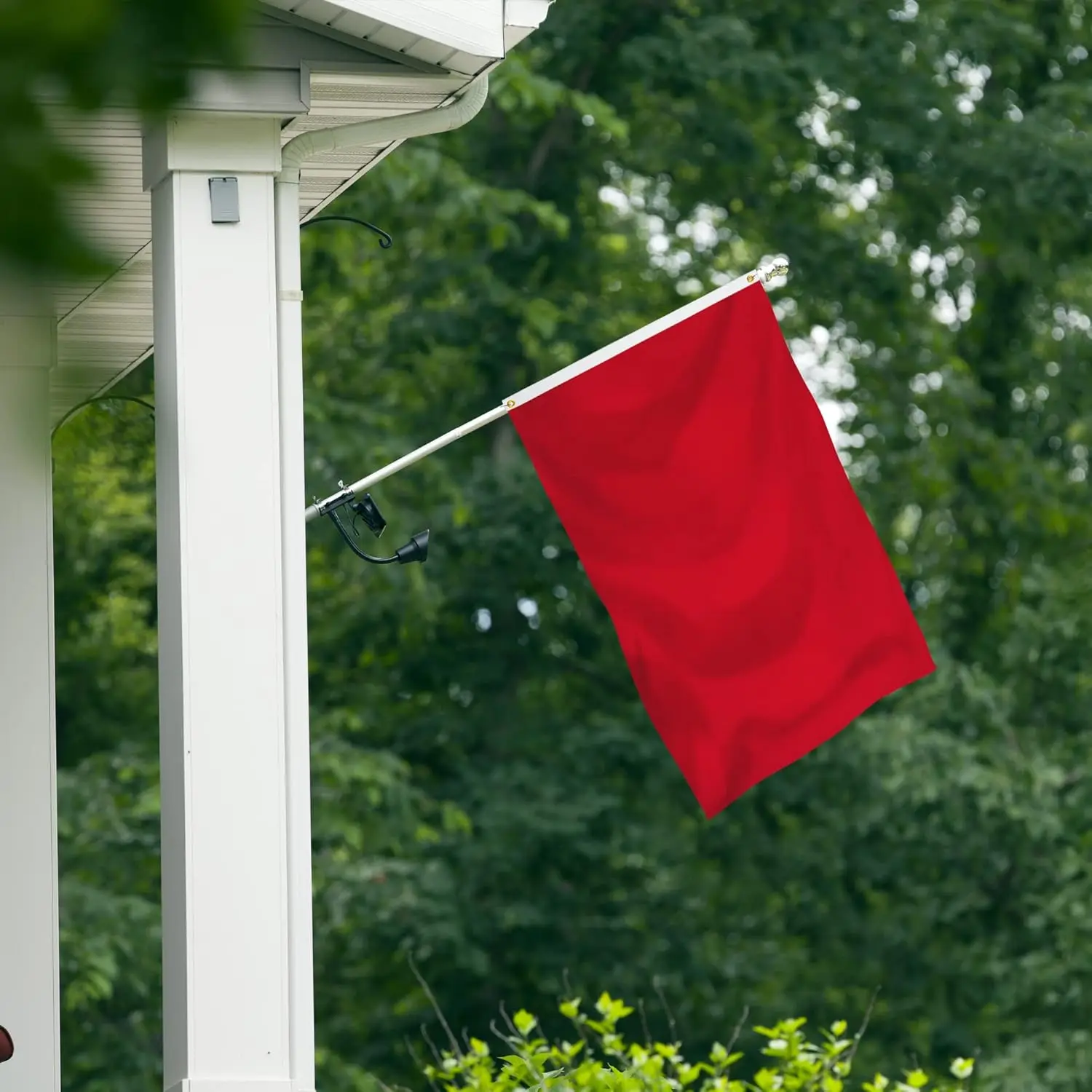 Однотонный баннер с красным флагом 90X150 см