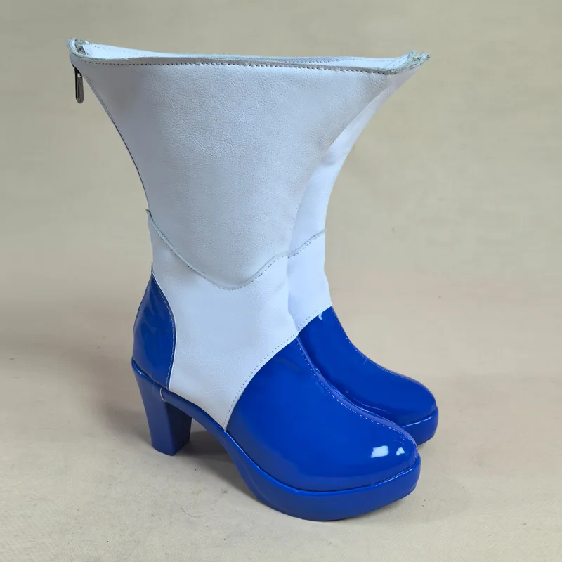 Buty Cosplay Yu Snow, Buty PU na Zamówienie, Buty do Odgrywania Ról, Rekwizyty na Halloween, Karnawał, Imprezę