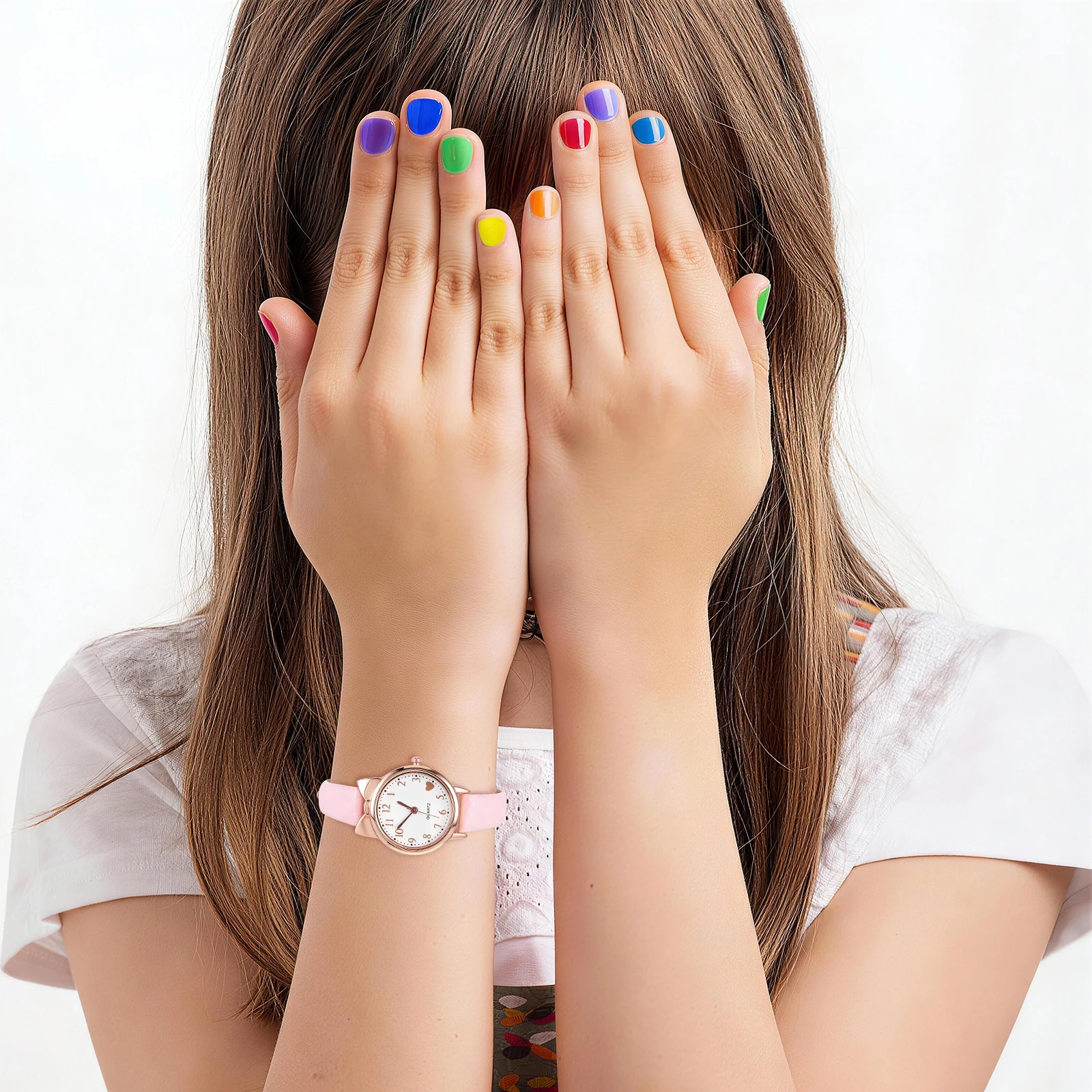 

1Pcs Glow in The Dark Wrist Watch for Adorable Lightweight Analog Watch for Students Fashion Party Daily Use