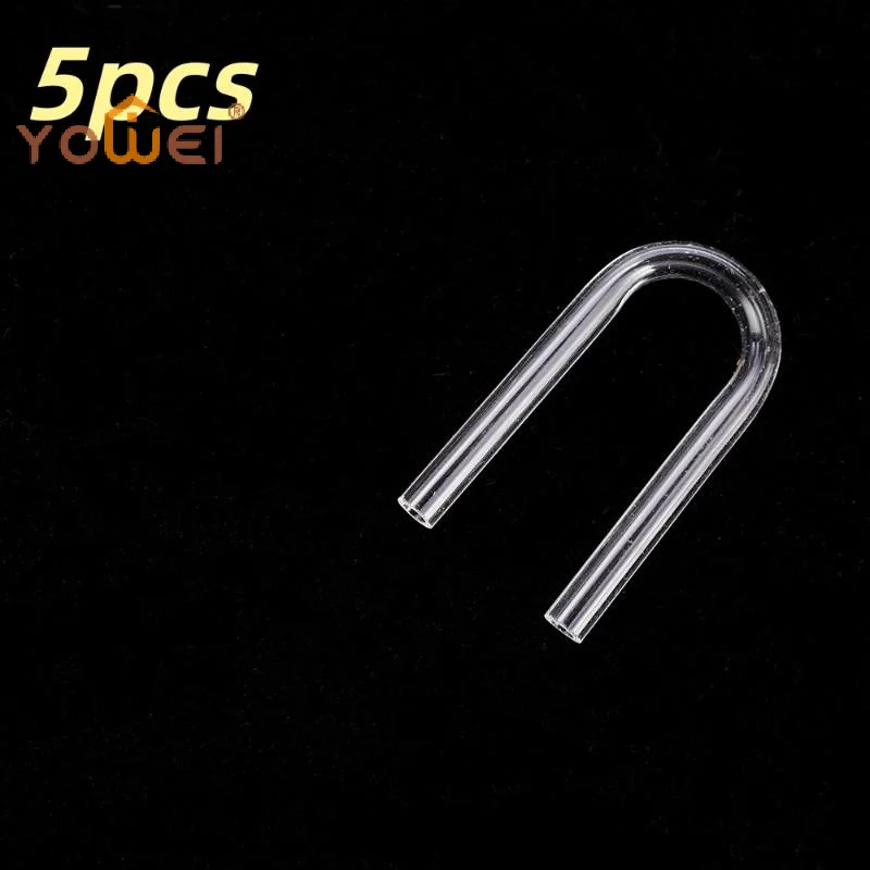 Latest 5Pcs U Shape Tube Acrylic Aquarium Connector Fish Tank Air Pump Air Tube Filter Connecting Accessories