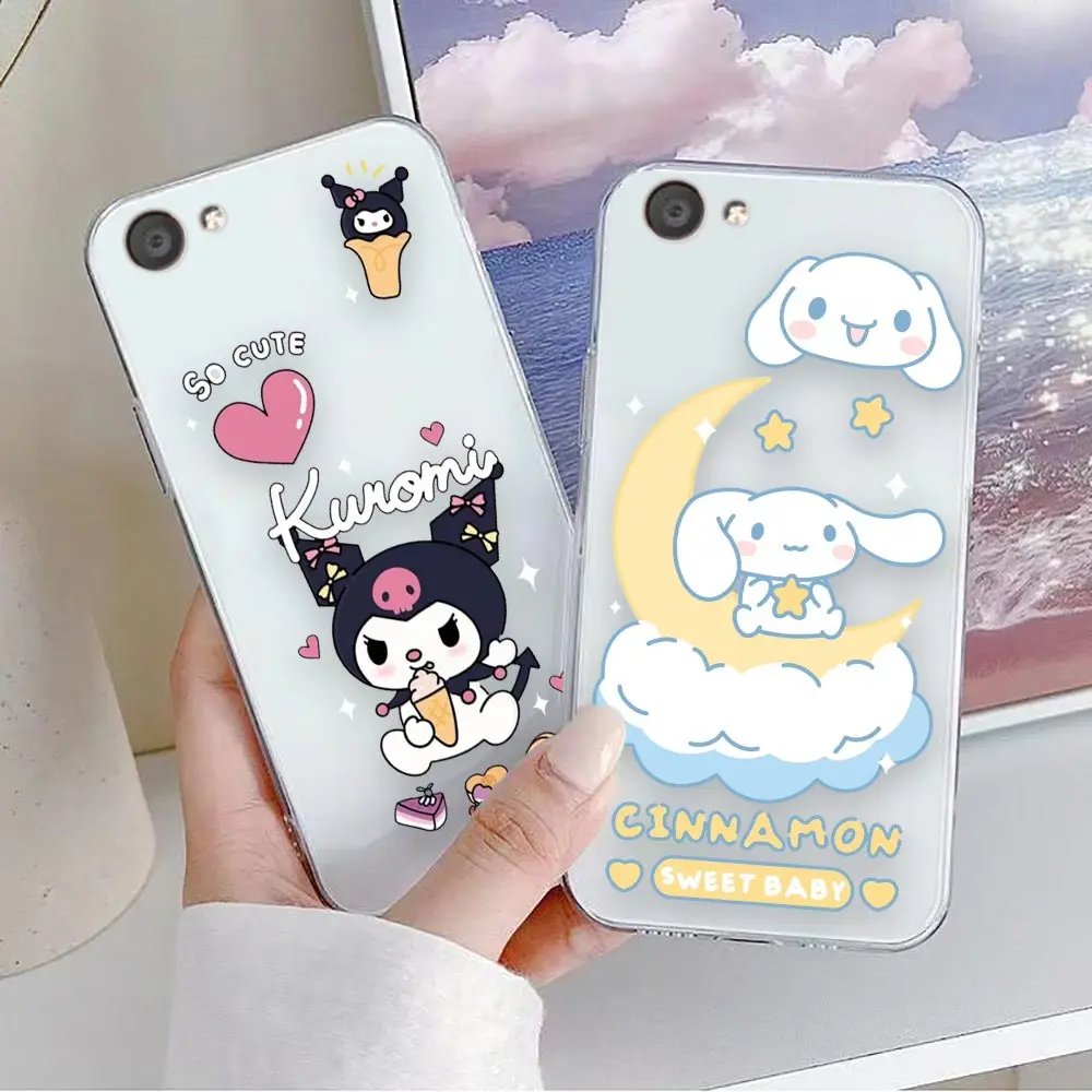 Clear Phone Case For VIVO Y32 Y33S Y50 Y51S Y52S Y53S Y55S Y95 Y97 V20 V21 5G 4G Case Funda Coque Shell Kuromi My Melody Cartoon