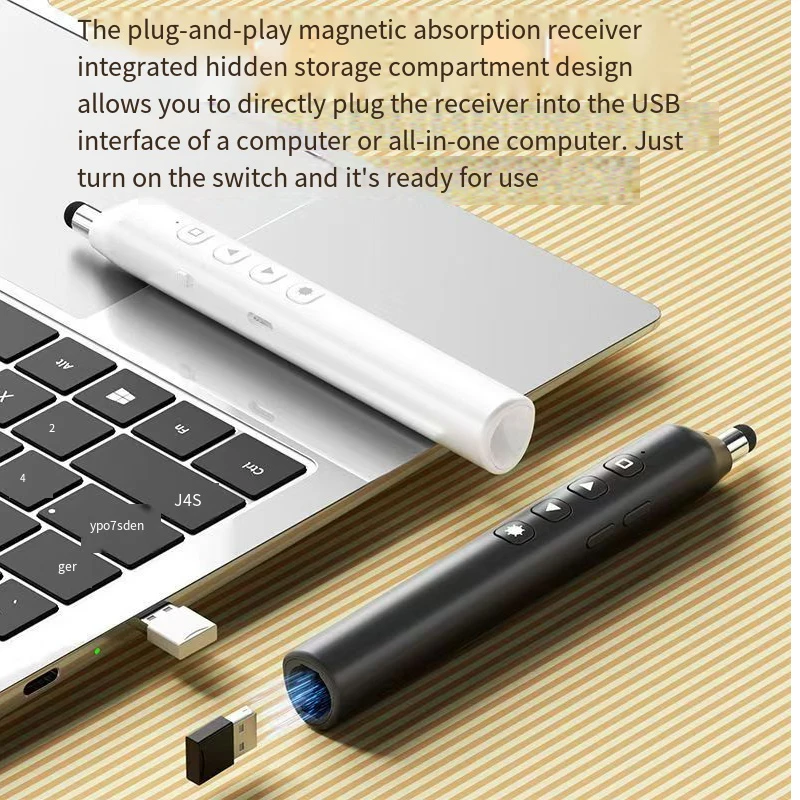 الصفحة اللاسلكية تيرنر مقدم الصفحة تحول القلم مؤشر باور بوينت عرض الفرس USB PowerPoint