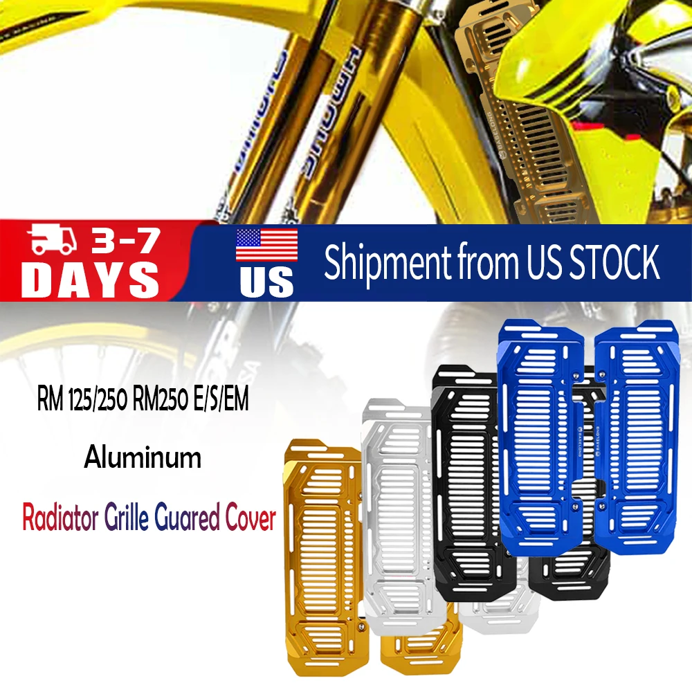 Motorcycle Radiator Guard Grille Protector Cover For Suzuki DRZ400 DR-Z 400 SM 400SM DRZ 400 E S RM250 RM125 RM 250 125